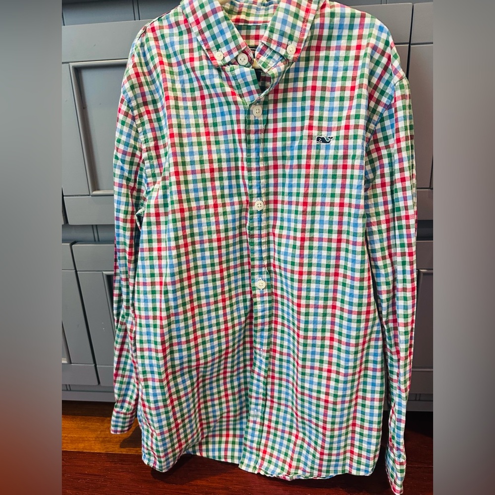 Vineyard Vines Whale Shirt 8-10 (S)